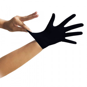 ERWAN™ Nitrile Premium Protection Examination Gloves, 100 Pieces Black