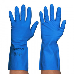ERWAN™ Nitrile Reusable Super Nitrile Gloves, Blue, ESN1